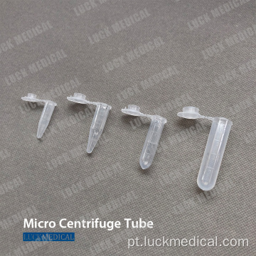 Tubo de microcentrífuga estéril de plástico 0,5ml/1,5ml/2ml/5ml